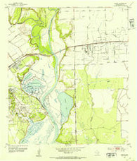 Lolita Texas Historical topographic map, 1:24000 scale, 7.5 X 7.5 Minute, Year 1952