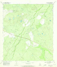 Loma Alta NW Texas Historical topographic map, 1:24000 scale, 7.5 X 7.5 Minute, Year 1969