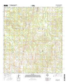 Loma Alta NE Texas Current topographic map, 1:24000 scale, 7.5 X 7.5 Minute, Year 2016