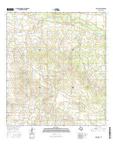 Loma Vista Texas Current topographic map, 1:24000 scale, 7.5 X 7.5 Minute, Year 2016