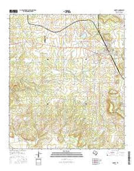 Lometa Texas Current topographic map, 1:24000 scale, 7.5 X 7.5 Minute, Year 2016
