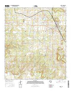 Lometa Texas Current topographic map, 1:24000 scale, 7.5 X 7.5 Minute, Year 2016