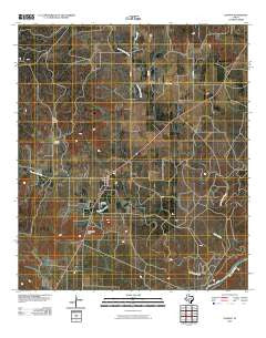 London Texas Historical topographic map, 1:24000 scale, 7.5 X 7.5 Minute, Year 2010