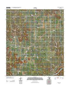London Texas Historical topographic map, 1:24000 scale, 7.5 X 7.5 Minute, Year 2012