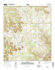 London Texas Current topographic map, 1:24000 scale, 7.5 X 7.5 Minute, Year 2016