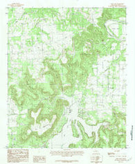 Lone Camp Texas Historical topographic map, 1:24000 scale, 7.5 X 7.5 Minute, Year 1984