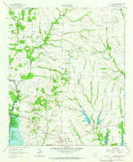 Lone Oak North Texas Historical topographic map, 1:24000 scale, 7.5 X 7.5 Minute, Year 1962