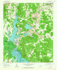 Lone Star Texas Historical topographic map, 1:24000 scale, 7.5 X 7.5 Minute, Year 1962