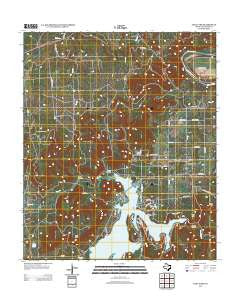 Lone Camp Texas Historical topographic map, 1:24000 scale, 7.5 X 7.5 Minute, Year 2012