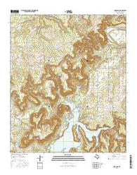 Lone Camp Texas Current topographic map, 1:24000 scale, 7.5 X 7.5 Minute, Year 2016