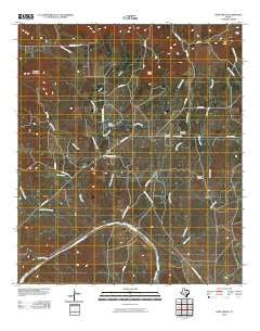 Lone Grove Texas Historical topographic map, 1:24000 scale, 7.5 X 7.5 Minute, Year 2010