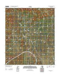 Lone Grove Texas Historical topographic map, 1:24000 scale, 7.5 X 7.5 Minute, Year 2012