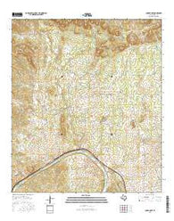 Lone Grove Texas Current topographic map, 1:24000 scale, 7.5 X 7.5 Minute, Year 2016