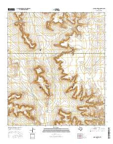 Lone Mountain Texas Current topographic map, 1:24000 scale, 7.5 X 7.5 Minute, Year 2016