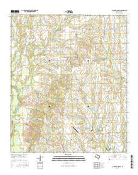 Lone Oak North Texas Current topographic map, 1:24000 scale, 7.5 X 7.5 Minute, Year 2016