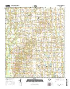 Lone Oak North Texas Current topographic map, 1:24000 scale, 7.5 X 7.5 Minute, Year 2016