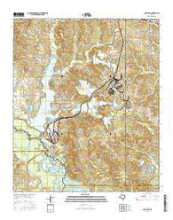 Lone Star Texas Current topographic map, 1:24000 scale, 7.5 X 7.5 Minute, Year 2016