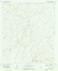 Loneman Mountain Texas Historical topographic map, 1:24000 scale, 7.5 X 7.5 Minute, Year 1973