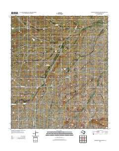 Loneman Mountain Texas Historical topographic map, 1:24000 scale, 7.5 X 7.5 Minute, Year 2012