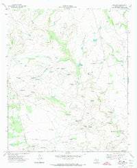 Long Draw Texas Historical topographic map, 1:24000 scale, 7.5 X 7.5 Minute, Year 1970