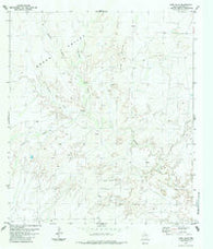 Long Hills Texas Historical topographic map, 1:24000 scale, 7.5 X 7.5 Minute, Year 1983