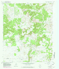Long Hollow Texas Historical topographic map, 1:24000 scale, 7.5 X 7.5 Minute, Year 1967