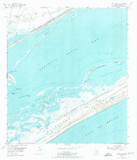 Long Island Texas Historical topographic map, 1:24000 scale, 7.5 X 7.5 Minute, Year 1952