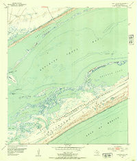 Long Island Texas Historical topographic map, 1:24000 scale, 7.5 X 7.5 Minute, Year 1952