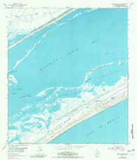 Long Island Texas Historical topographic map, 1:24000 scale, 7.5 X 7.5 Minute, Year 1952