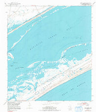 Long Island Texas Historical topographic map, 1:24000 scale, 7.5 X 7.5 Minute, Year 1952