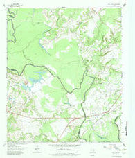 Long Lake Texas Historical topographic map, 1:24000 scale, 7.5 X 7.5 Minute, Year 1964