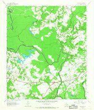 Long Lake Texas Historical topographic map, 1:24000 scale, 7.5 X 7.5 Minute, Year 1964