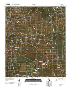 Long Draw Texas Historical topographic map, 1:24000 scale, 7.5 X 7.5 Minute, Year 2010
