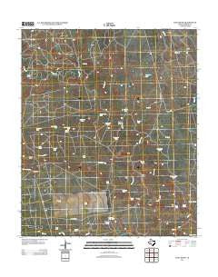 Long Draw Texas Historical topographic map, 1:24000 scale, 7.5 X 7.5 Minute, Year 2012
