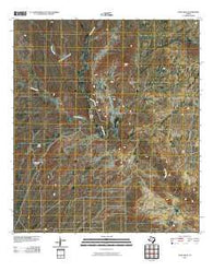 Long Hills Texas Historical topographic map, 1:24000 scale, 7.5 X 7.5 Minute, Year 2010