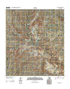 Long Hills Texas Historical topographic map, 1:24000 scale, 7.5 X 7.5 Minute, Year 2012