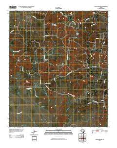 Long Hollow Texas Historical topographic map, 1:24000 scale, 7.5 X 7.5 Minute, Year 2010