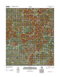 Long Hollow Texas Historical topographic map, 1:24000 scale, 7.5 X 7.5 Minute, Year 2012