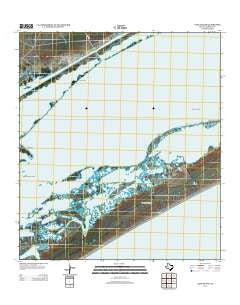 Long Island Texas Historical topographic map, 1:24000 scale, 7.5 X 7.5 Minute, Year 2013
