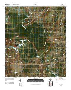 Long Lake Texas Historical topographic map, 1:24000 scale, 7.5 X 7.5 Minute, Year 2010