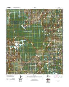 Long Lake Texas Historical topographic map, 1:24000 scale, 7.5 X 7.5 Minute, Year 2013
