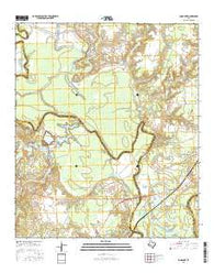 Long Lake Texas Current topographic map, 1:24000 scale, 7.5 X 7.5 Minute, Year 2016