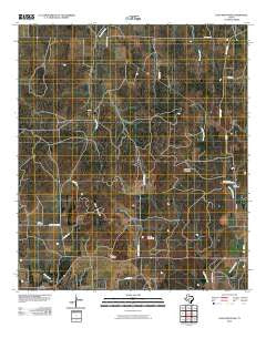 Long Mountain Texas Historical topographic map, 1:24000 scale, 7.5 X 7.5 Minute, Year 2010