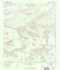 Longfellow Texas Historical topographic map, 1:24000 scale, 7.5 X 7.5 Minute, Year 1968