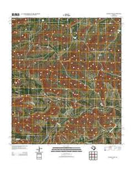 Longfellow Texas Historical topographic map, 1:24000 scale, 7.5 X 7.5 Minute, Year 2012