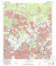 Longhorn Texas Historical topographic map, 1:24000 scale, 7.5 X 7.5 Minute, Year 1992