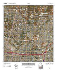 Longhorn Texas Historical topographic map, 1:24000 scale, 7.5 X 7.5 Minute, Year 2010