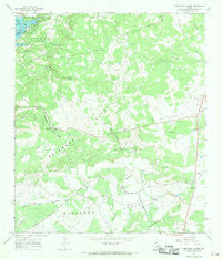 Longhorn Cavern Texas Historical topographic map, 1:24000 scale, 7.5 X 7.5 Minute, Year 1967