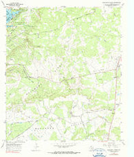 Longhorn Cavern Texas Historical topographic map, 1:24000 scale, 7.5 X 7.5 Minute, Year 1967