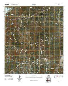 Longhorn Cavern Texas Historical topographic map, 1:24000 scale, 7.5 X 7.5 Minute, Year 2010
